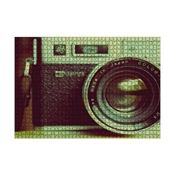 Cakapuzzle Antika Fotoğraf Makinası 120 Parça Ahşap Puzzle