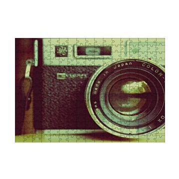 Cakapuzzle Antika Fotoğraf Makinası 120 Parça Ahşap Puzzle
