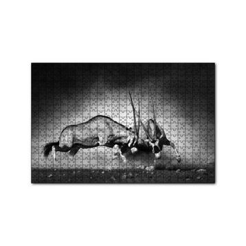 Cakapuzzle Antilop Kavgası 120 Parça Ahşap Puzzle