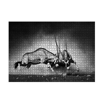 Cakapuzzle Antilop Kavgası 120 Parça Ahşap Puzzle