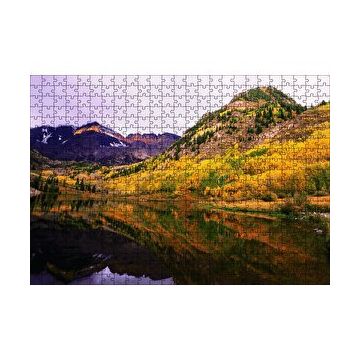 Cakapuzzle Appalachian Dağları ve Berrak Dağ Gölü 120 Parça Ahşap Puzzle