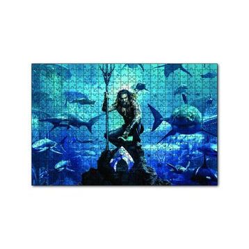 Cakapuzzle Aquaman Su Altında Köpek Balıklar 120 Parça Ahşap Puzzle