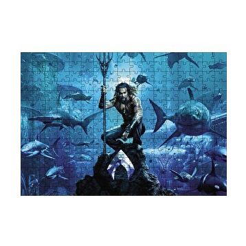 Cakapuzzle Aquaman Su Altında Köpek Balıklar 120 Parça Ahşap Puzzle