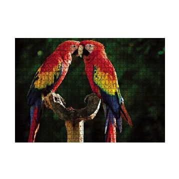 Cakapuzzle Aşık Papaganlar 120 Parça Ahşap Puzzle