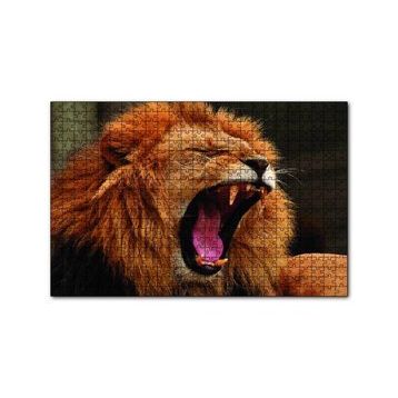 Cakapuzzle Aslan Esneyen 120 Parça Ahşap Puzzle