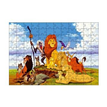 Cakapuzzle Aslan Kral Çizgi Filmler Disney 120 Parça Ahşap Puzzle