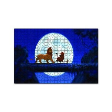 Cakapuzzle Aslan Kral Simba Timon Pumba 120 Parça Ahşap Puzzle