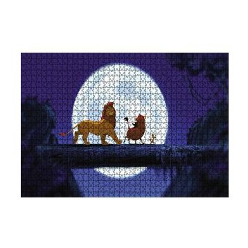 Cakapuzzle Aslan Kral Simba Timon Pumba 120 Parça Ahşap Puzzle