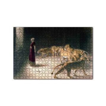 Cakapuzzle Aslanlara Atılan Danyal Peygamber 120 Parça Ahşap Puzzle