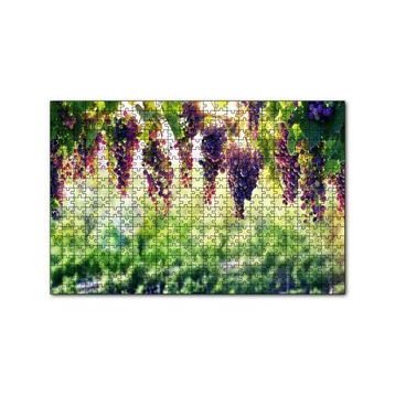 Cakapuzzle Asma Üzümü Kırmızı Üzüm Görseli 120 Parça Ahşap Puzzle
