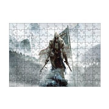 Cakapuzzle Assassins Creed 3 Karlı Tepeler 120 Parça Ahşap Puzzle