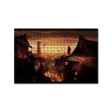 Cakapuzzle Assassins Creed 5 Günbatımı ve Çatılardaki Suikastçi 120 Parça Ahşap Puzzle