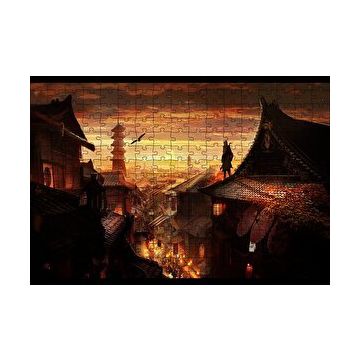 Cakapuzzle Assassins Creed 5 Günbatımı ve Çatılardaki Suikastçi 120 Parça Ahşap Puzzle