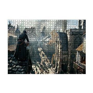 Cakapuzzle Assassins Creed Çatıdaki Suiakstçi 120 Parça Ahşap Puzzle