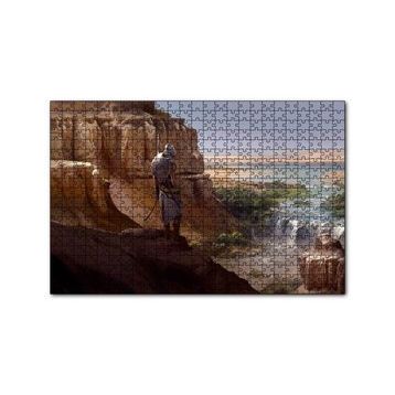 Cakapuzzle Assassins Creed Origins Nil Nehri ve Suikastçi 120 Parça Ahşap Puzzle