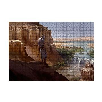 Cakapuzzle Assassins Creed Origins Nil Nehri ve Suikastçi 120 Parça Ahşap Puzzle