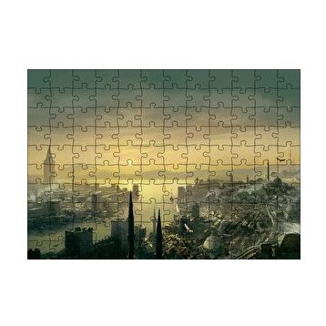 Cakapuzzle Assassins Creed Relevations Haliç Manzarası 120 Parça Ahşap Puzzle