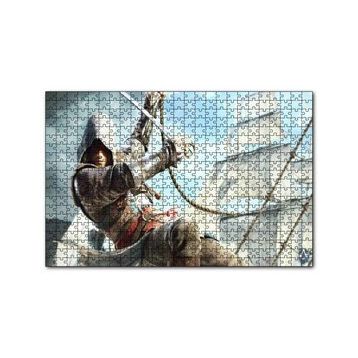 Cakapuzzle Assassins Creed Suiakstçi Yelken Halatlarında 120 Parça Ahşap Puzzle