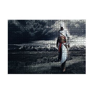 Cakapuzzle Assassins Creed Suikastçi Kara Bulutlar ve Çayırlar 120 Parça Ahşap Puzzle