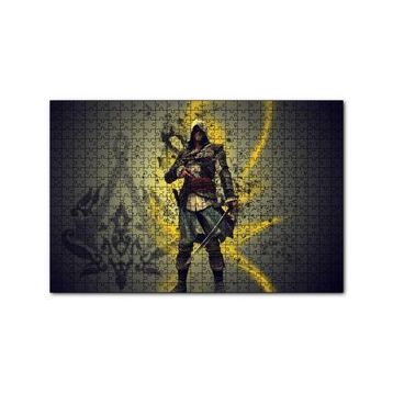 Cakapuzzle Assassins Creed Suikastçi ve Sarı Dalgalar 120 Parça Ahşap Puzzle
