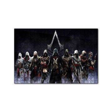 Cakapuzzle Assassins Creed Tüm Suikastçiler 120 Parça Ahşap Puzzle