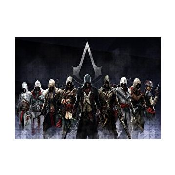 Cakapuzzle Assassins Creed Tüm Suikastçiler 120 Parça Ahşap Puzzle