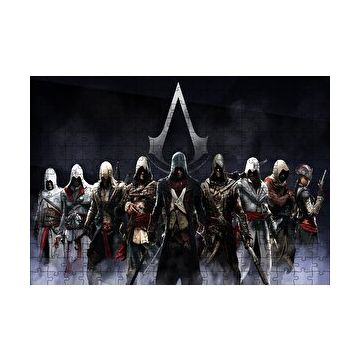 Cakapuzzle Assassins Creed Tüm Suikastçiler 120 Parça Ahşap Puzzle