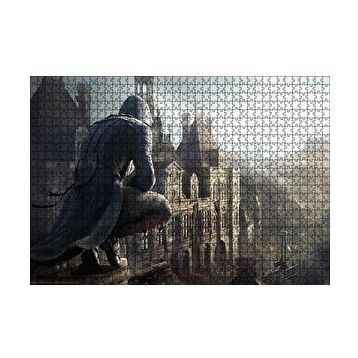 Cakapuzzle Assassins Creed Unity Çatıdaki Suikastçi 120 Parça Ahşap Puzzle