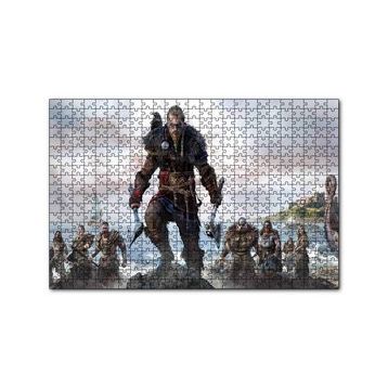 Cakapuzzle Assassins Creed Valhalla Karakterleri 120 Parça Ahşap Puzzle
