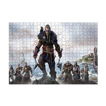 Cakapuzzle Assassins Creed Valhalla Karakterleri 120 Parça Ahşap Puzzle