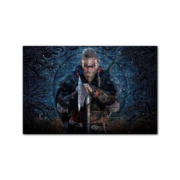 Cakapuzzle Assassins Creed Valhalla Savaşçı Görseli 120 Parça Ahşap Puzzle
