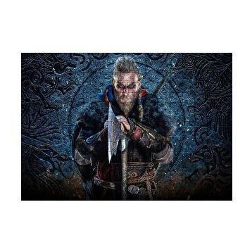 Cakapuzzle Assassins Creed Valhalla Savaşçı Görseli 120 Parça Ahşap Puzzle