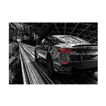 Cakapuzzle Aston Martin Superleggera Volante Siyah Puzzle