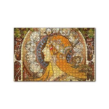 Cakapuzzle Astrolog Kadın ve Burçlar 120 Parça Ahşap Puzzle