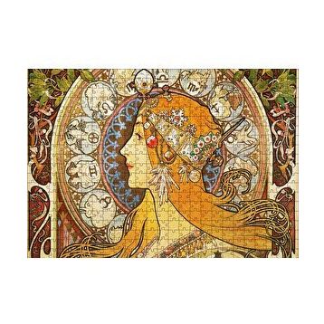 Cakapuzzle Astrolog Kadın ve Burçlar 120 Parça Ahşap Puzzle