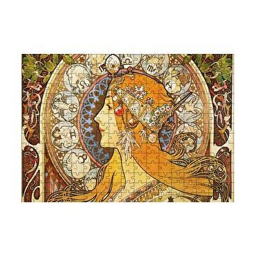 Cakapuzzle Astrolog Kadın ve Burçlar 120 Parça Ahşap Puzzle