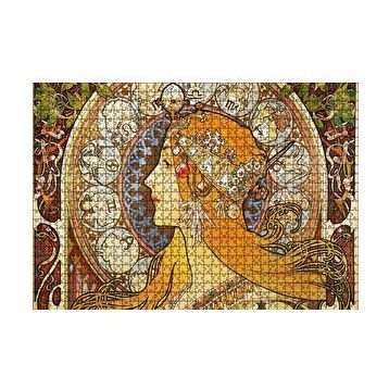 Cakapuzzle Astrolog Kadın ve Burçlar 120 Parça Ahşap Puzzle