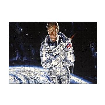 Cakapuzzle Astronot James Bond 120 Parça Ahşap Puzzle