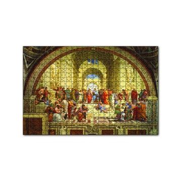 Cakapuzzle Atina Okulu 120 Parça Ahşap Puzzle