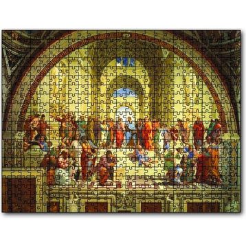 Cakapuzzle Atina Okulu Ahşap 500 Parça Puzzle