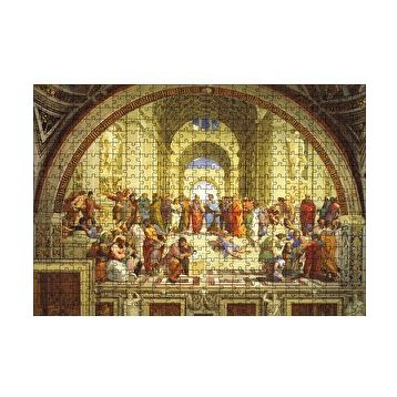 Cakapuzzle Atina Okulu Ahşap 500 Parça Puzzle