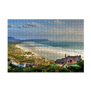 Cakapuzzle Atlantik Okyanusunda Sahil Kasabası 120 Parça Ahşap Puzzle