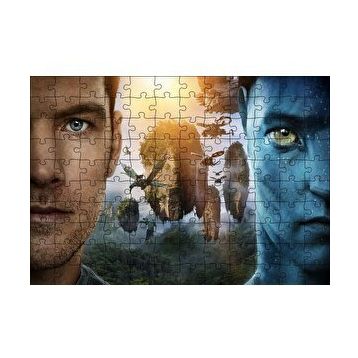 Cakapuzzle Avatar İkisi de Görseli 120 Parça Ahşap Puzzle