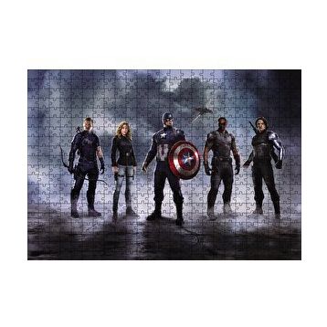 Cakapuzzle Avengers Civil War Kahramanlar 120 Parça Ahşap Puzzle
