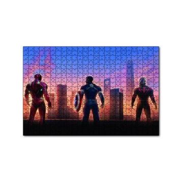 Cakapuzzle Avengers Endgame Iron Man Captain America ve Ant Man 120 Parça Puzzle