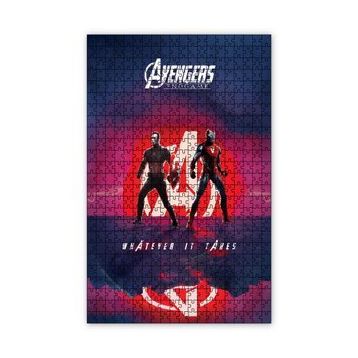 Cakapuzzle Avengers Endgame Iron Man Captain America ve Ant Man 120 Parça Puzzle
