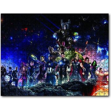 Cakapuzzle Avengers Infinity War Tam Kadro Mdf 120 Parça Puzzle