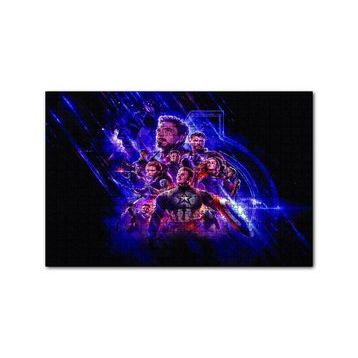 Cakapuzzle Avengers Tüm Kahramanlar 120 Parça Ahşap Puzzle