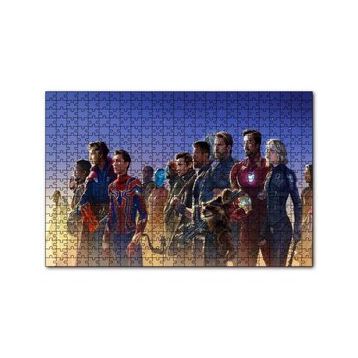 Cakapuzzle Avengers Tüm Kahramanlar 120 Parça Ahşap Puzzle