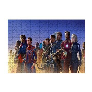 Cakapuzzle Avengers Tüm Kahramanlar 120 Parça Ahşap Puzzle